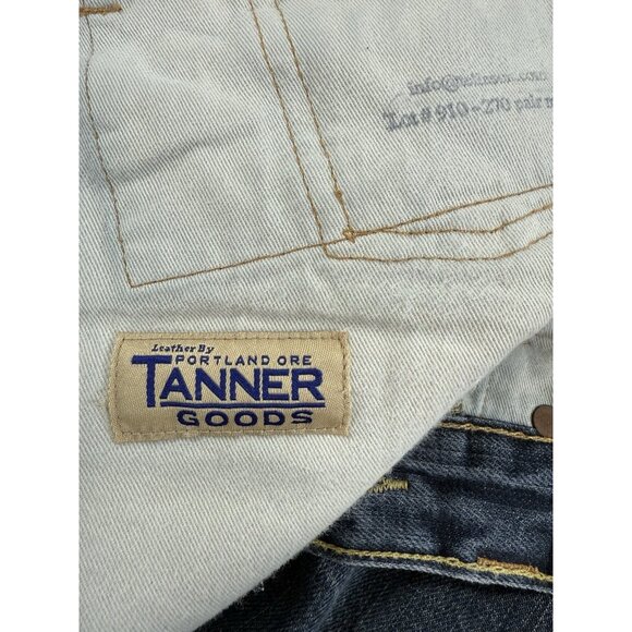 Tellason Mens Jeans White Oak Cone Selvedge Distressed Denim Size 30x32 USA - Picture 12 of 13